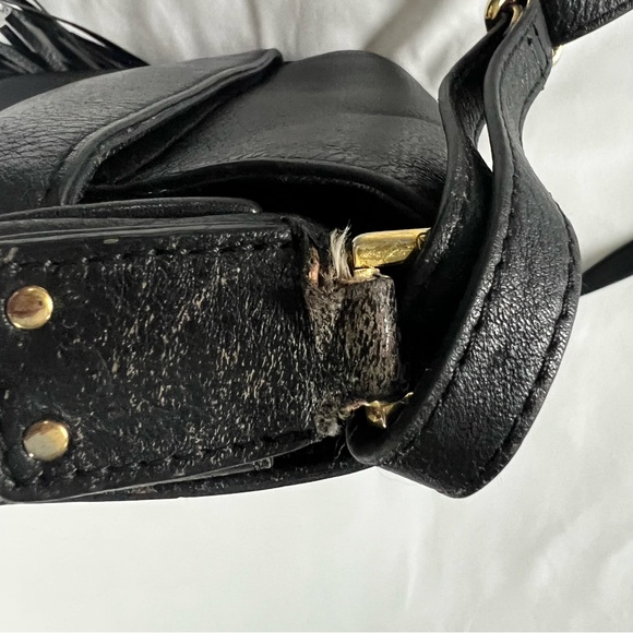 Tory Burch Large Black Crossbody with Tassel - Picture 12 of 13